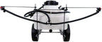 brinly st-152bh-a self-storing tow behind lawn and garden sprayer with collapsible boom, 15-gallon