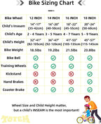 JOYSTAR Totem Kids Bike for 2-9 Years Old Boys Girls BMX Style Bicycles 12 14 16 18 Inch with Training Wheels, 18 Inch with Kickstand and Handbrake Children Bikes, Blue Ivory Pink Green Silver