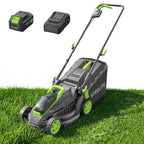 20V 13-Inch Brushless Cordless Lawn Mower, 4.0Ah Battery &amp; Charger Included, Ultra-Lightweight, 5-Position Height Adjustment, 2-in-1 Mulching &amp; 8-Gallon Bag, Ideal for Small Yards
