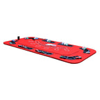 No Limit 3-in-1 Portable Casino Tabletop for Poker Blackjack and Craps-Casino-Grade Red Felt