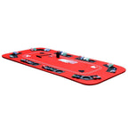 No Limit 3-in-1 Portable Casino Tabletop for Poker Blackjack and Craps-Casino-Grade Red Felt