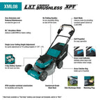 21 in. Lithium-Ion Cordless Walk Behind Self Propelled Lawn Mower Kit