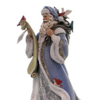 14" Santa with Feather Friends Figurine Christmas Tabletop Decor