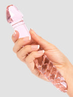 Icicles No 57 Realistic Double Ended Glass Dildo, Pink