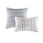 Home Essence Fairbanks 8 Piece Printed Seersucker Comforter and Coverlet Set Collection