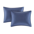 Home Essence Fairbanks 8 Piece Printed Seersucker Comforter and Coverlet Set Collection