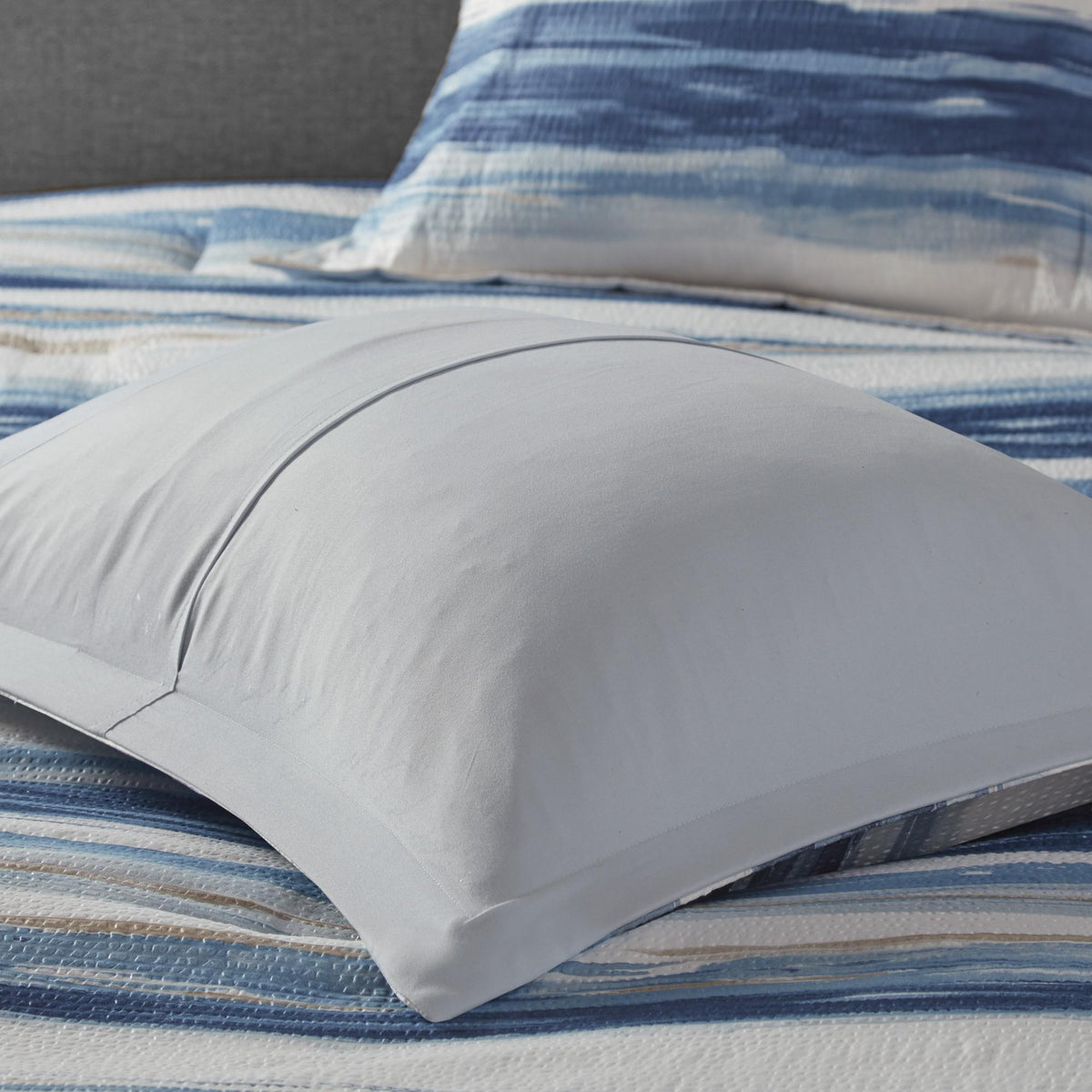 Home Essence Fairbanks 8 Piece Printed Seersucker Comforter and Coverlet Set Collection