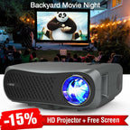 eug native 1080p video projector 4k home theater game movie tv daytime hdmi usb
