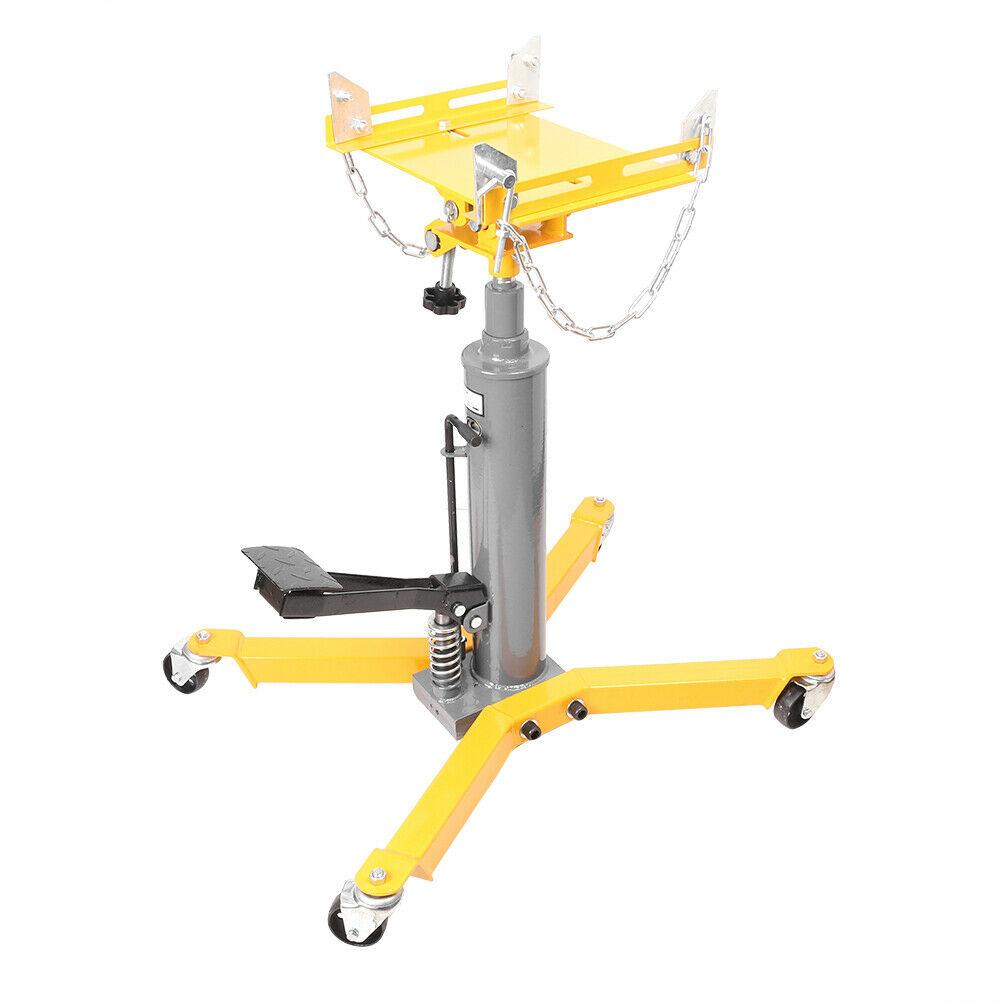 1500LBS 2 StaHydraulic Transmission Jack w/360閹 Swivel Wheels Lift Hoist Auto