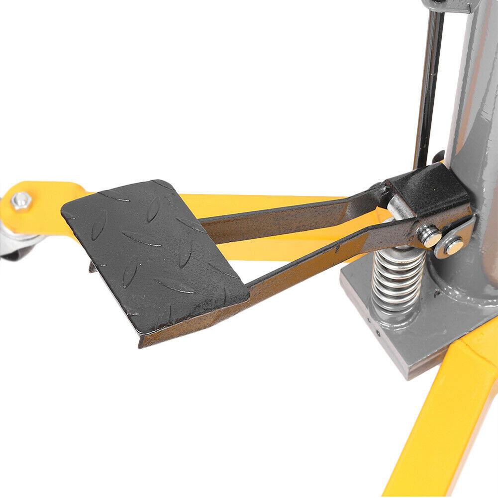 1500LBS 2 StaHydraulic Transmission Jack w/360閹 Swivel Wheels Lift Hoist Auto
