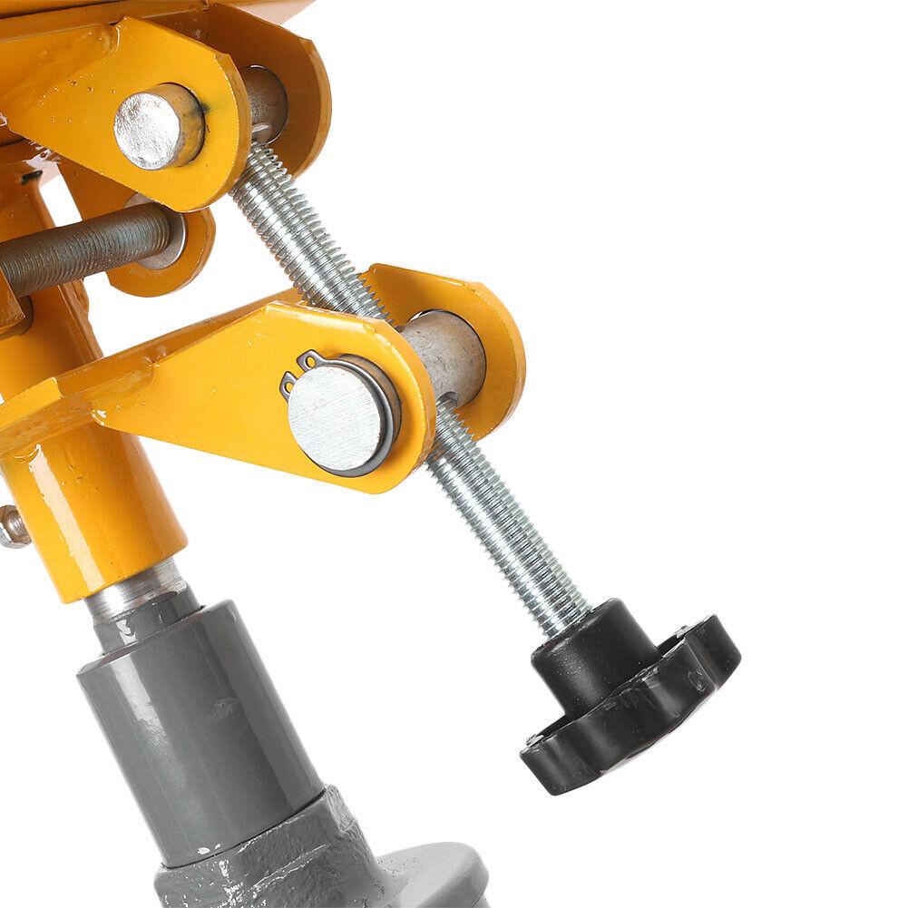 1500LBS 2 StaHydraulic Transmission Jack w/360閹 Swivel Wheels Lift Hoist Auto