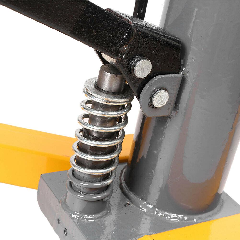 1500LBS 2 StaHydraulic Transmission Jack w/360閹 Swivel Wheels Lift Hoist Auto