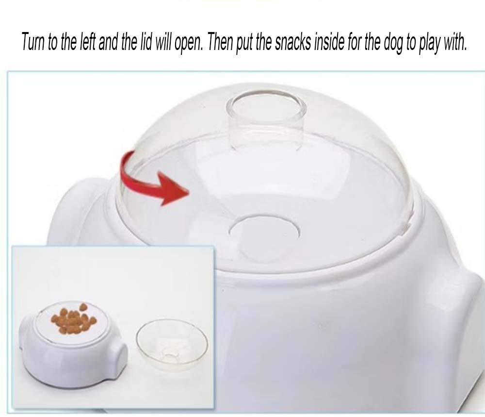 CHW Portable Dog Toy LeaFood Dog Feeding Device Puzzle LeaDevice Killing Time Pet Toy White Security