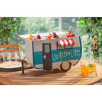 2 Qt. Antique Metal Camper Ice Chest