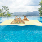 Magic Time International 12 x 5 Foot No Inflate Dual Layer Tear Resistant High Density Foam Roll Up Water Pad Pool and Lake