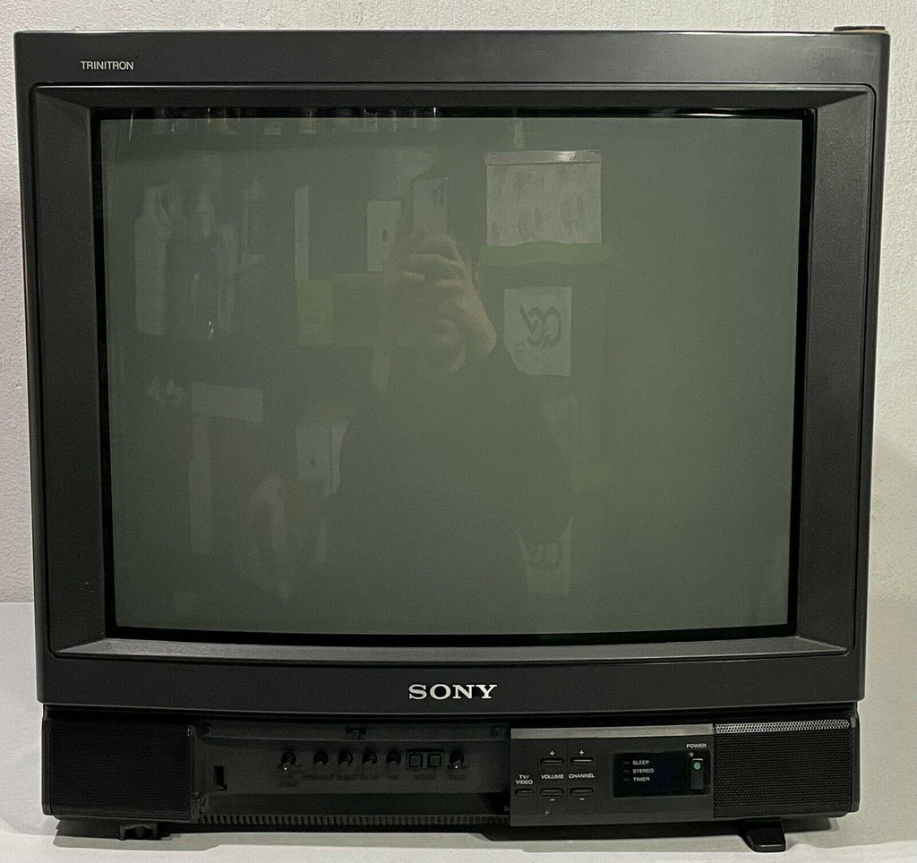 sony trinitron kv-20s20 20" color crt tv retro gaming television - works great!