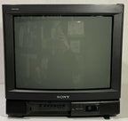 sony trinitron kv-20s20 20" color crt tv retro gaming television - works great!