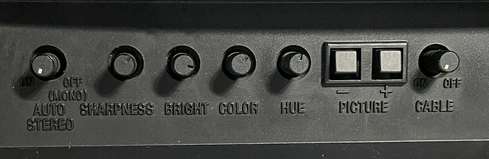 sony trinitron kv-20s20 20" color crt tv retro gaming television - works great!