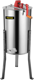 vevor manual honey extractor separator 3 frame stainless steel honeycomb drum spinner crank beekeeping equipment apiary centrifuge equipment