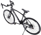 Road Bike for Men and Women, 21 Speed Road Bike 700C Wheels Road Bicycle,Dual Disc Brake &amp; High Carbon Steel,Begasso  Aluminum Frame Full Suspension,Shipping from USA