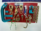 SET#55 - 16 PIECE HEAVY DUTY AUTO BODY FRAME MACHINE  PULLING TOOLS AND CLAMPS
