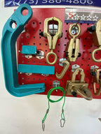 SET#55 - 16 PIECE HEAVY DUTY AUTO BODY FRAME MACHINE  PULLING TOOLS AND CLAMPS