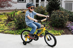 Magna Kids Bike Boys 16 Inch Wheels with Training Wheels in Yellow, Green and Red for Ages 4 Years and Up