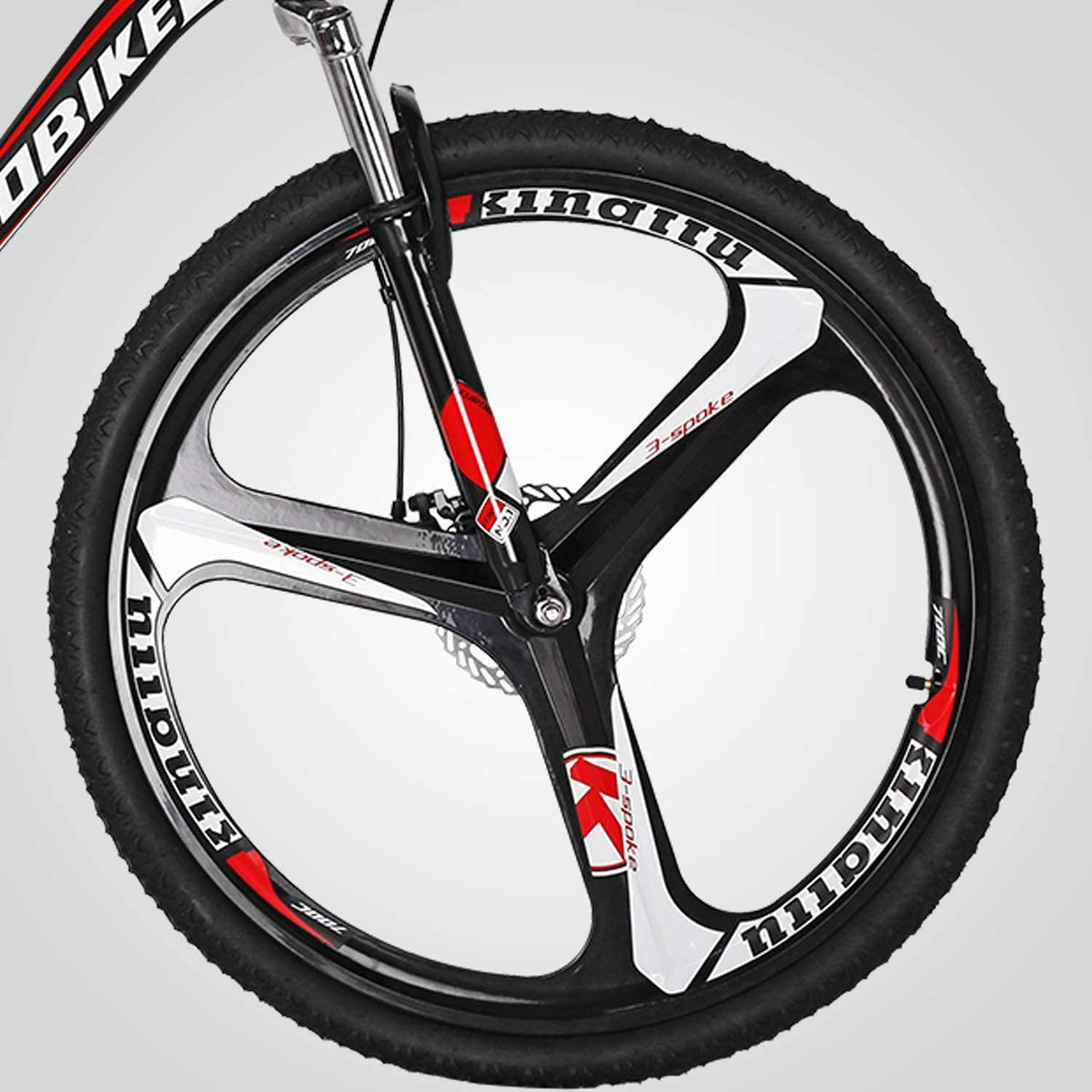 YH-X1 Mountain Bike 21 Speed 27.5 Inch 3-Spoke Mag Wheels Dual Disc Brakes for Mens Front Suspension Bicycle