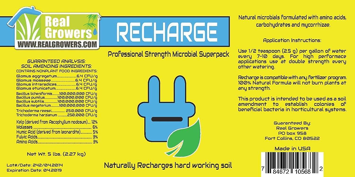 real growers recharge natural plant growth stimulant (5 pound)