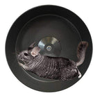 Exotic Nutrition 15" Chin-Sprint : All-Metal Durable, Silent, Fast Exercise Wheel - for Chinchillas, Prairie Dogs, Rats, Degus, Hedges, Opossums &amp; Other Small Pets