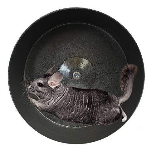 Exotic Nutrition 15" Chin-Sprint : All-Metal Durable, Silent, Fast Exercise Wheel - for Chinchillas, Prairie Dogs, Rats, Degus, Hedges, Opossums &amp; Other Small Pets