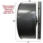 Exotic Nutrition 15" Chin-Sprint : All-Metal Durable, Silent, Fast Exercise Wheel - for Chinchillas, Prairie Dogs, Rats, Degus, Hedges, Opossums &amp; Other Small Pets