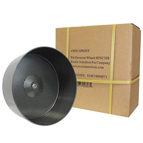Exotic Nutrition 15" Chin-Sprint : All-Metal Durable, Silent, Fast Exercise Wheel - for Chinchillas, Prairie Dogs, Rats, Degus, Hedges, Opossums &amp; Other Small Pets