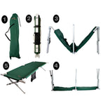Maine Military 84 in. x 30 in. Aluminum Frame Polyester Cover Cot