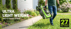 16-Inch 1800W Corded Electric Lawn Mower, Powerful Rotary Mower for Medium Lawns, with Grass Collection Bag &amp; Height Adjustment