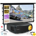 8500lms native 1080p fhd projector android 5g wifi led 4k home video tv zoom hd