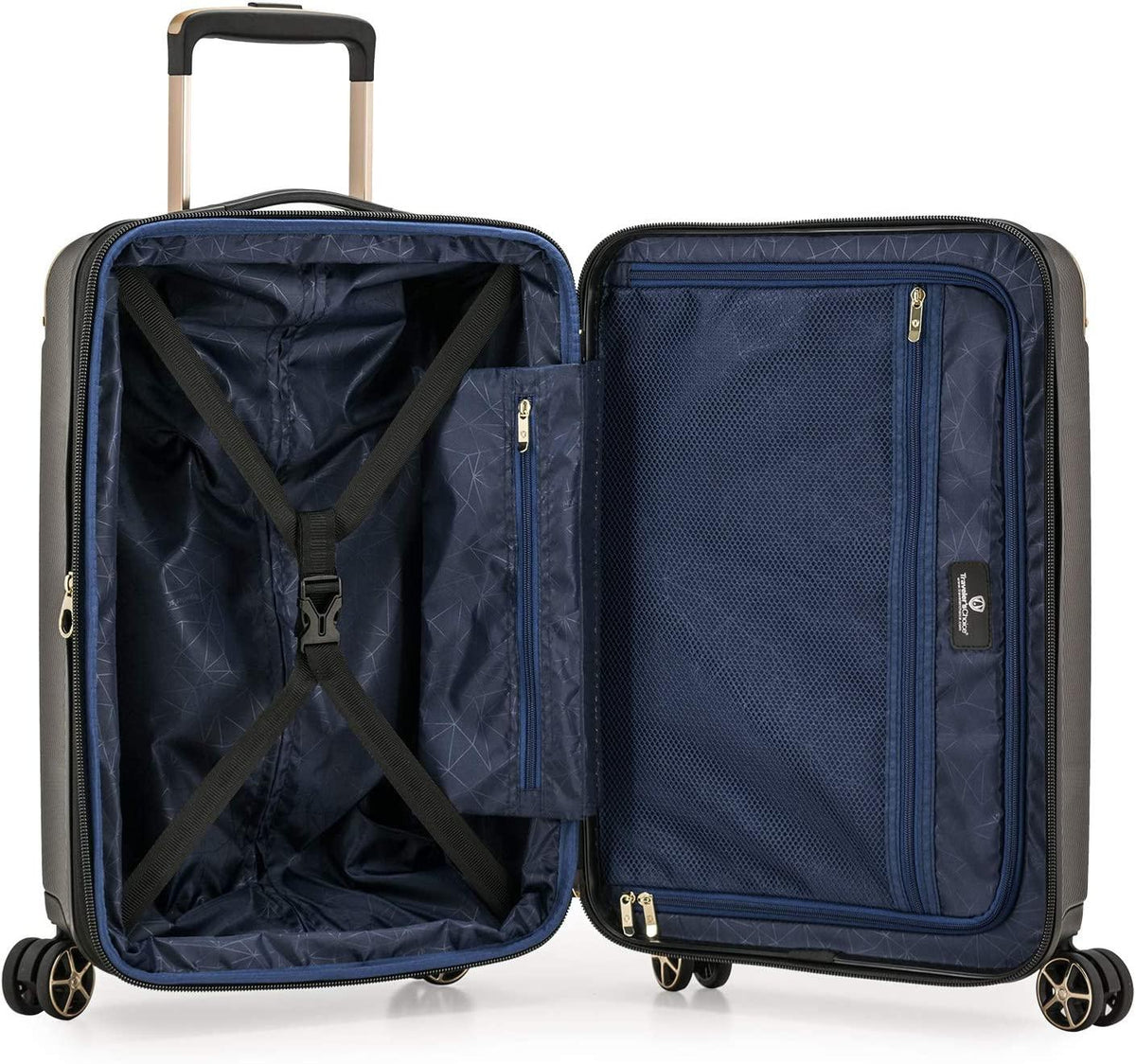 London II Hardside Expandable Spinner Luggage, Gray, Carry-on 22-Inch
