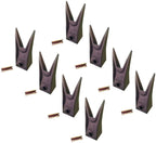8- bobcat stye mini excavator/skid bucket teeth w/pins - 7107321, 6737325wt