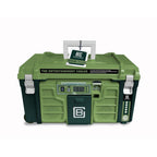 17.75 qt. Telescoping Handle 2-Wheels Bluetooth Speakers Cooler