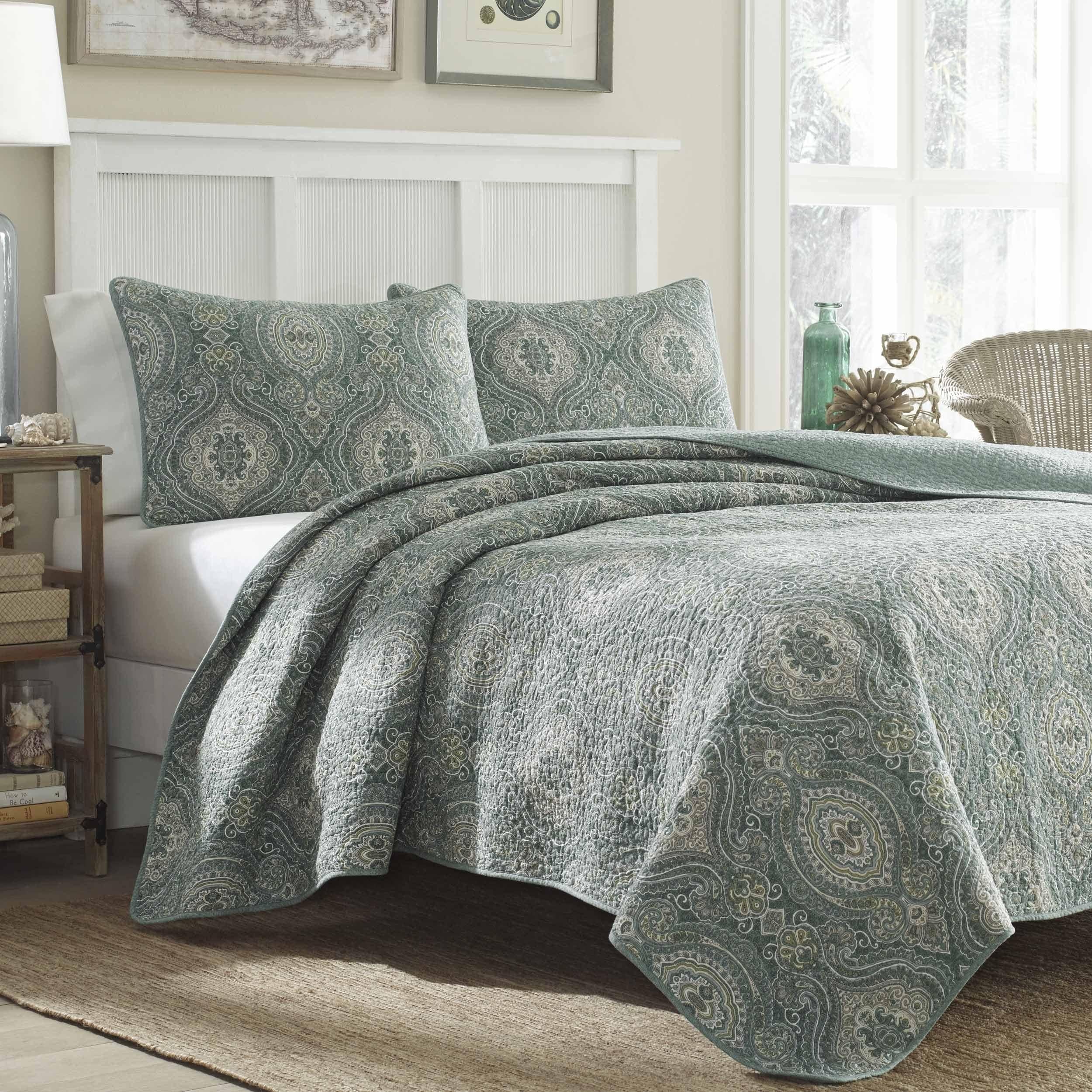 Tommy Bahama  Turtle Cove Cotton 3-piece Quilt Set
