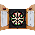 20.5 in. Miami Heat Hardwood Classics NBA Wood Dart Cabinet Set