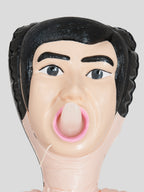 Gladiator Inflatable Male Sex Doll with 7 Inch Realistic Dildo 34.7oz, Flesh Pink