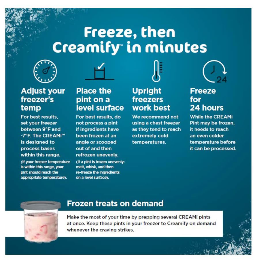 Creami Deluxe NC501C 11 in 1 Ice Cream and Frozen Treat Maker | 11 Programs, Includes 24 Oz Xl Pints and Deluxe Paddle, 800W Motor, Dishwasher-Safe, Bpa-Free