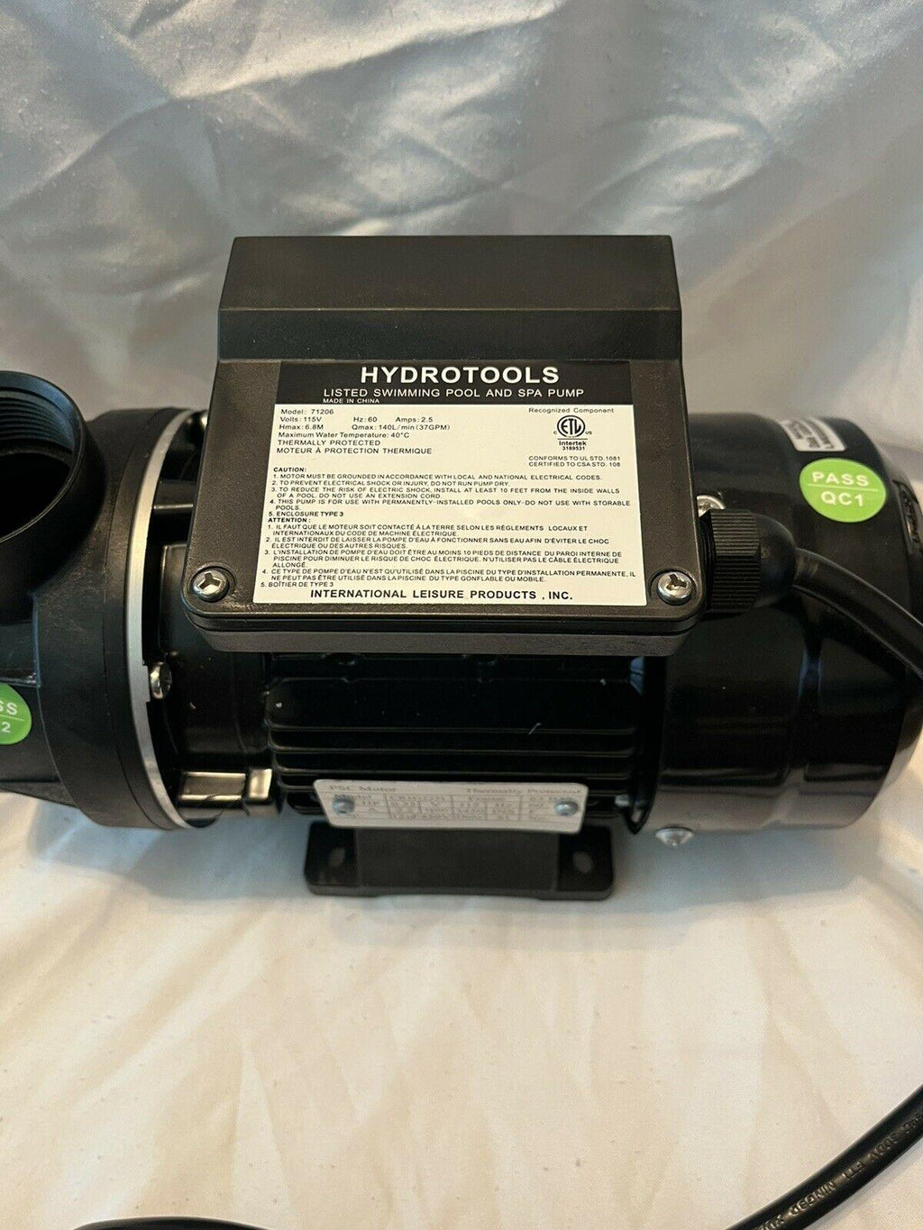 hydrotools pool products in-ground vs swimming pool pumps model 71206