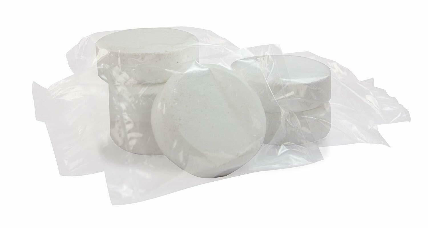 rx clear 3" inch 7 oz. stabilized chlorine swimming pool tablets (choose size)