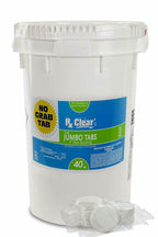 rx clear 3" inch 7 oz. stabilized chlorine swimming pool tablets (choose size)