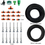 L-SHISM Plant Watering Devices 30m DIY Micro Irrigation System Garden Watering Kits Spray Sprinkler Irrigation for Agricultural Greenhouse Garden Plant for Garden,Patio Lawn,Flower Bed,Greenhouse