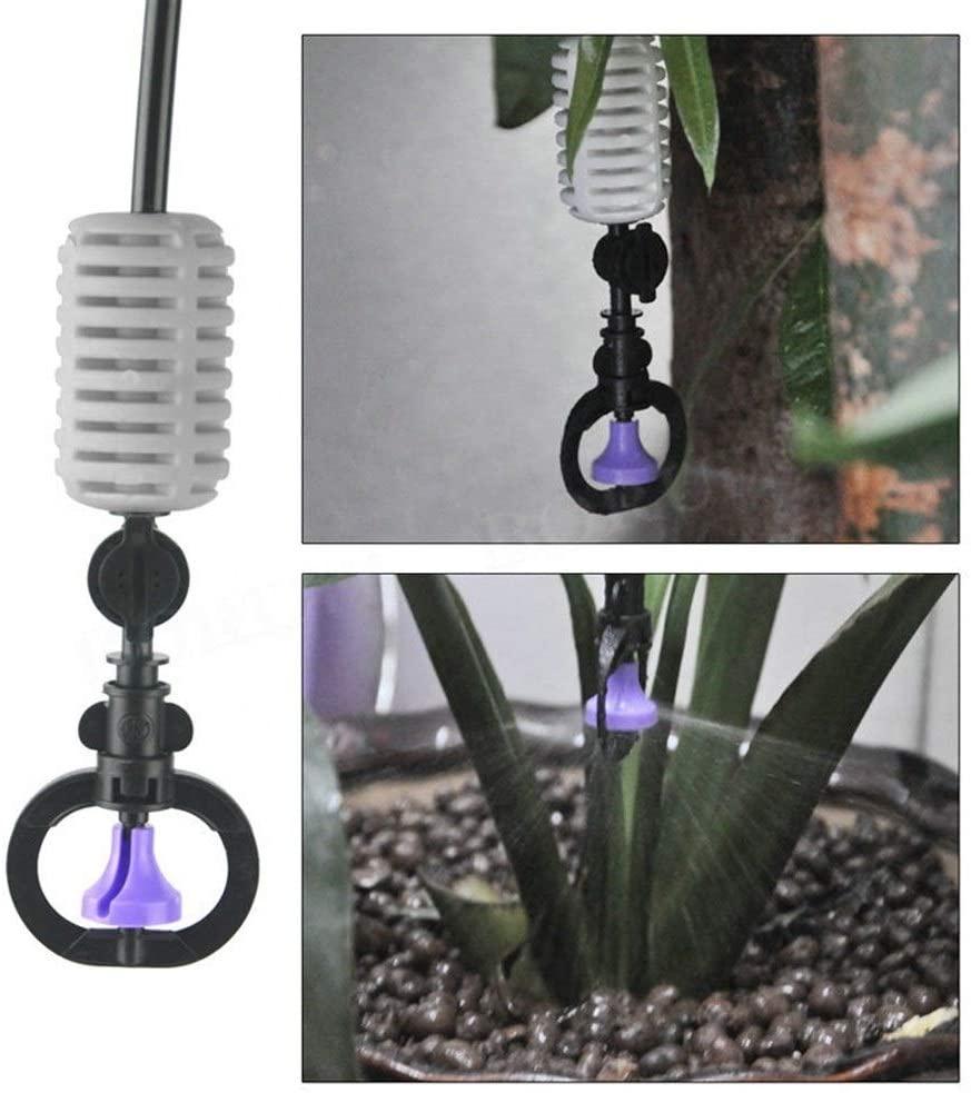 L-SHISM Plant Watering Devices 30m DIY Micro Irrigation System Garden Watering Kits Spray Sprinkler Irrigation for Agricultural Greenhouse Garden Plant for Garden,Patio Lawn,Flower Bed,Greenhouse