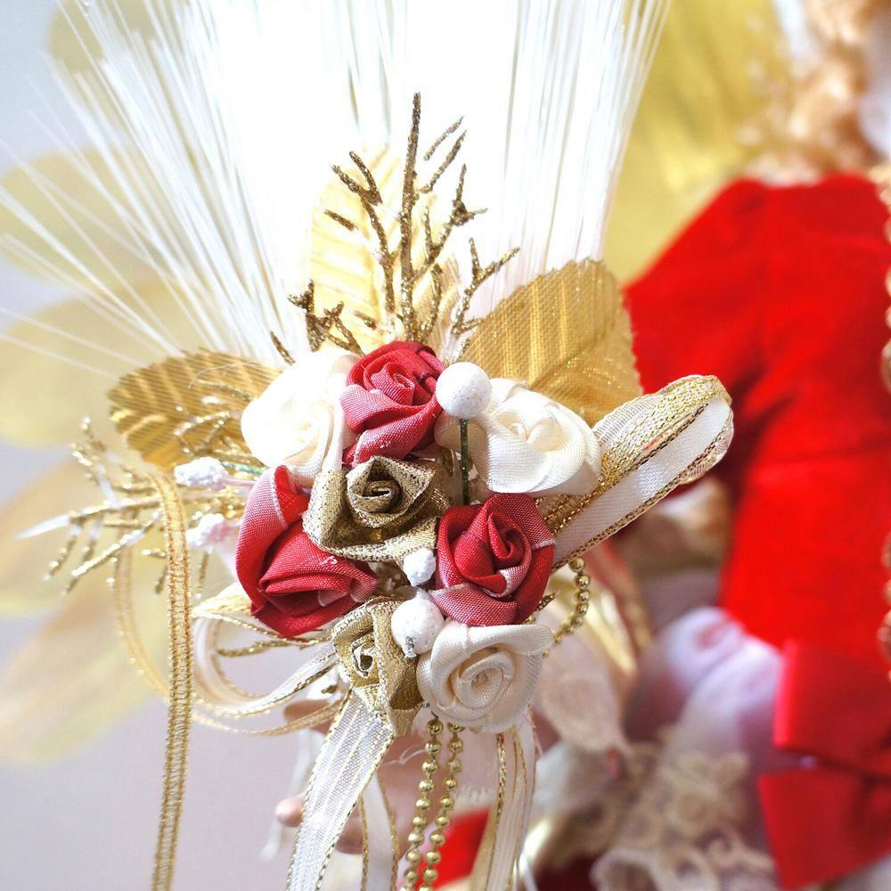 32 in. Christmas Angel Figuring with Lights, Music and Motion