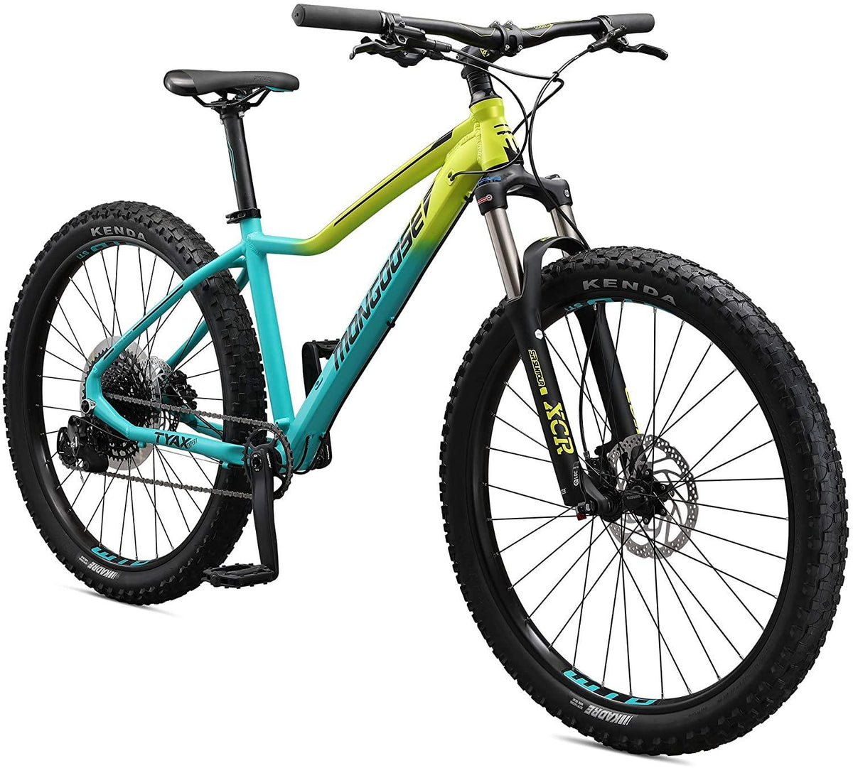 Mongoose Tyax Comp, Sport, and  Adult Mountain Bike, 27.5-29-Inch Wheels, Tectonic T2 Aluminum Frame, Rigid Hardtail, Hydraulic Disc Brakes, Multiple Colors